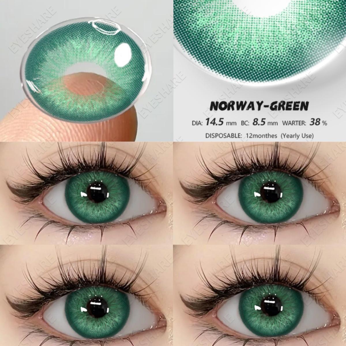 

Цветные контактные линзы EYESHARE, сапфировые линзы для очков, небесно-голубые контактные линзы, коричневые линзы, серые контактные линзы натурального цвета, 1 пара 0