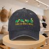 MenS Baseball Cap with Rotating Turtle Graphic Stylish Casual Hat Adjustable Spring And Autumn Travel Beach Vacation Duck