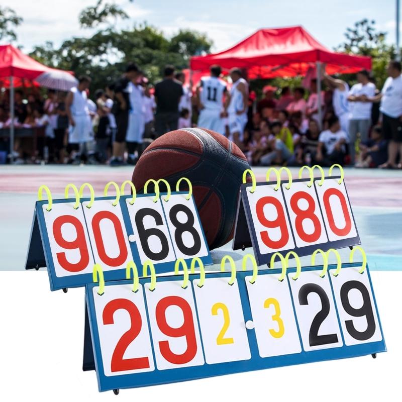 Praktiska Basket- och Fotbollsresultattavlor med PVC-textur för Inomhus- och Utomhusidrottsträning och Tävlingsevenemang