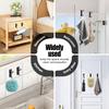 6 Pcs Towel Hooks Stainless Steel Self Adhesive Hook Bathroom Hooks for Hanging Coats Purse Clothes Scarfs Backpacks Keys Bags