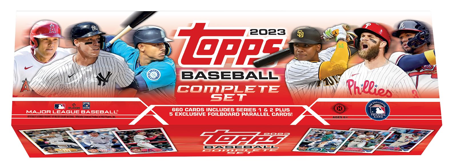 

MLB 2023 Topps Полный набор бейсбольных карточек Hobby Box Tops Полный набор бейсбольных карточек Hobby Box Major League