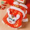 Pet Tiger Head Cotton Jacket for Small Dogs and Cats - Autumn/Winter Style: Fits Teddy, Bichon, French Bulldog, Corgi