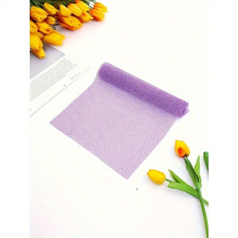 

1pc Africa Mesh Long Bath Sponge Exfoliating Shower Body Back Wash Microfiber Nylon Strip Scrub Towel For Daily Use фиолетовый