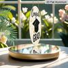 2D Flat, 1pc Round Aluminum Sign, "Congrats Grad!" Graduation Design, Simple Mortarboard & Gold Star Metal Wall Art, Minimalist Decor for Grad Party
