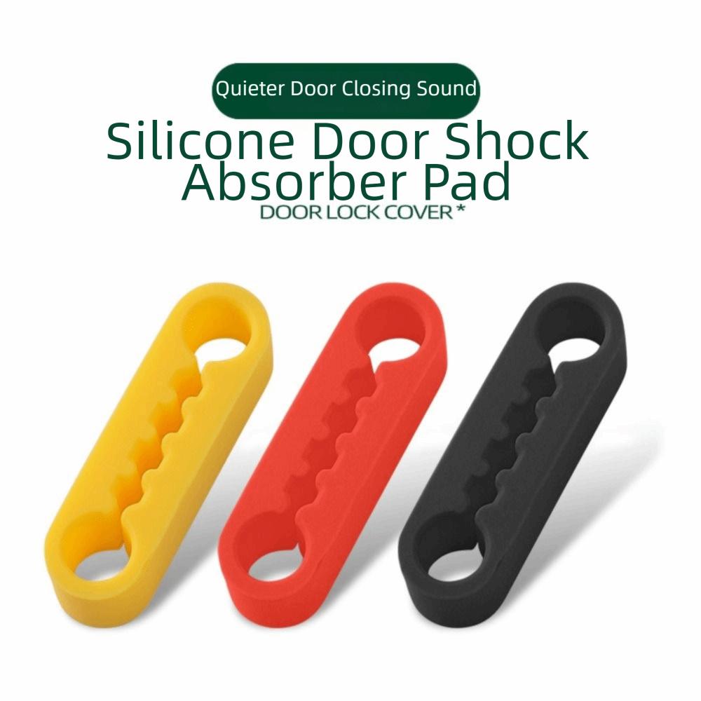 Silicone Car Door Lock Protectors Soundproofing Sound Damper Door Lock Buffer  Auto Accessory