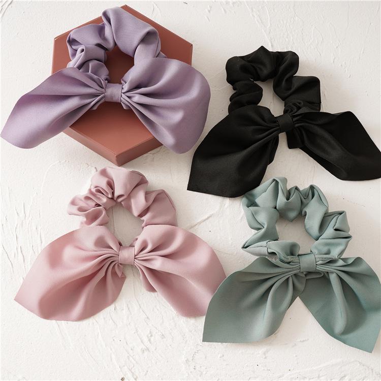 Candy Girl Bowknot Raso Raso Raso Banda De Goma Femenina De Candy Girl Bowknot Raso Raso Raso Banda De Goma Femenina De