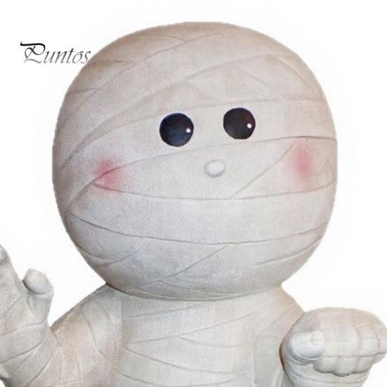 Festive Resin Ornaments Halloween Mummy Statue, Spooky Glowing Figurine for Indoor Outdoor Decor, Figurines LED Creepy Party Ornament Haunted
