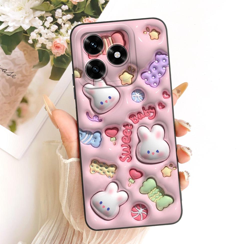 For Honor X5c Casing For Honor X5c Plus Case Cover Luxury Fashion Cute Cartoon Funny Painted Silicone Casing NLA-LX1 NLA-LX2P