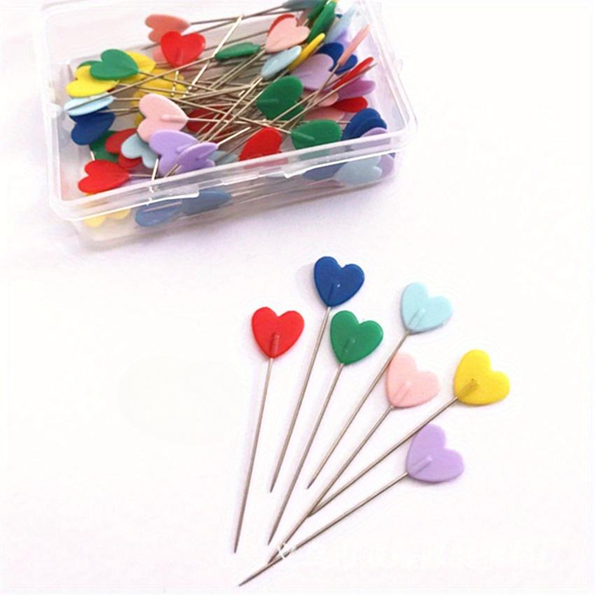 50Pcs Box Dressmaking Pins Head Pins Embroidery Patchwork Pins For Sewing DIY Sewing Dressmaker Jewelry Decoration