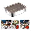 Airtight Food Storage Container Fresh Keeping Box Bread Kitchen Organization Fridge Organizer
