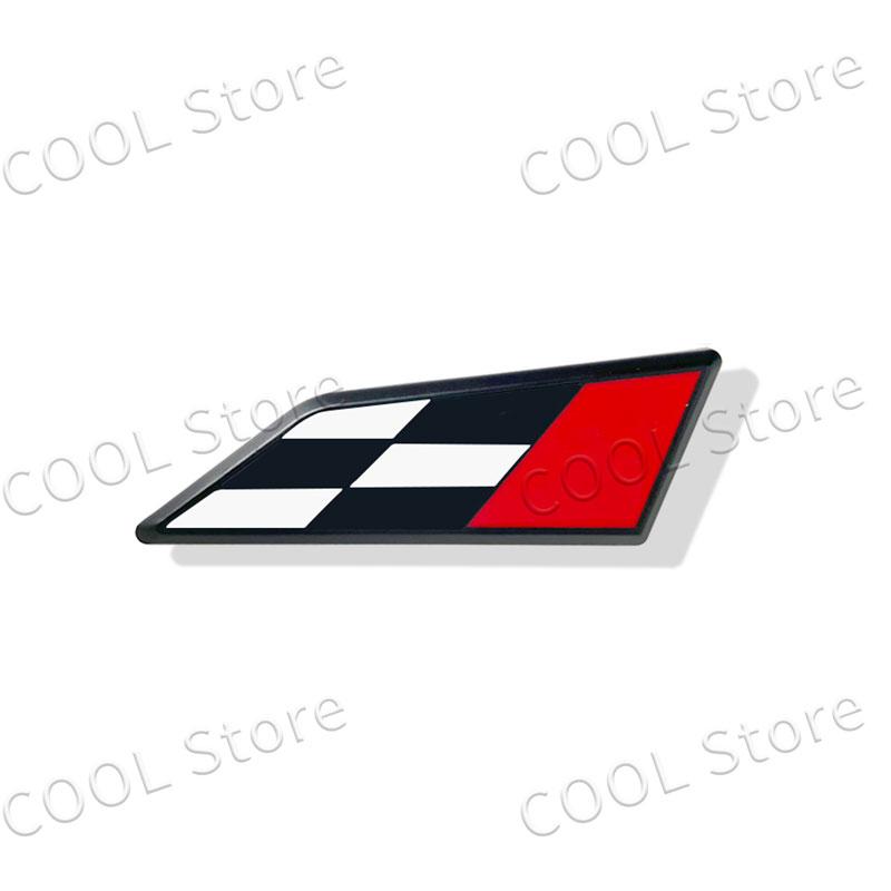 3D Chrome Metal Car Styling Race Flag Emblem Body Trunk Fender Badge Sticker For Seat Leon 300 Cupra Ateca Arona Ibiza Altea