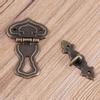 10 Stück Retro-Stil Bronze-Ton Schmuckkoffer Box Verschluss Riegel Haspel Holzkiste