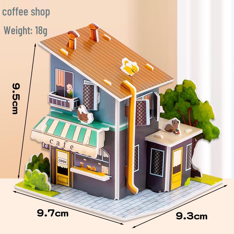 

3D Стерео Пейзаж Пазл: Інтерактивна іграшка «Зроби сам» для дітей - Ідеальний подарунок для дитячого садка