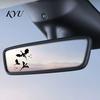 Waterproof Vinyl Decal for Trucks Flying Bat Car Rearview Mirror Stickers, PVC Decals Vehicle Versatile Surfaces Exterior Decoration, Halloween Theme