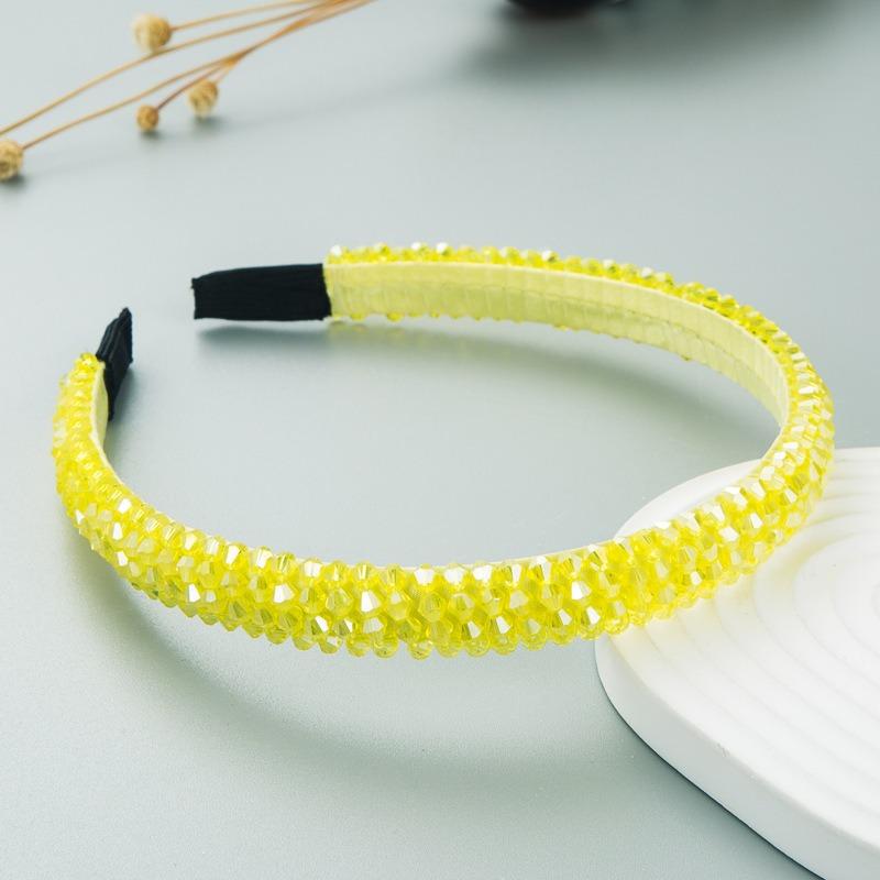 Haarband: Fischleine Geflochtene Kette aus Kristall-Haarband, mit einem hochwertigen Touch, Geeignet zum Gesichtswaschen.