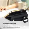 Leather Wallet Case for Samsung Galaxy Z Fold 4 3 2 5 6 ZFold4 ZFold3 Z Fold2 ZFold5 with Pen Holder Card Slot Zipper Flip Cover