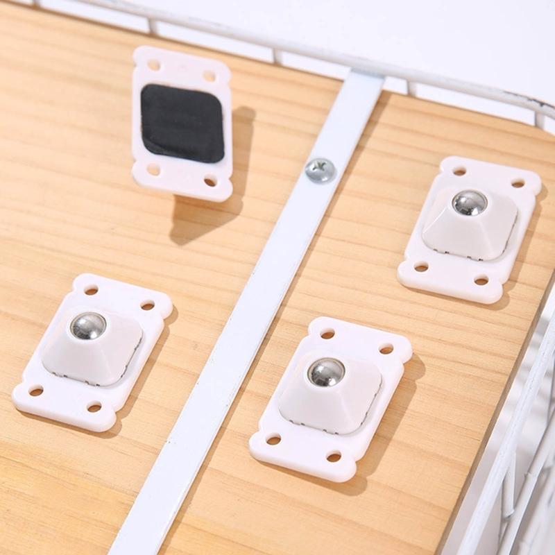 4 τμχ Αυτοκόλλητοι Τροχοί 360 Μοιρών Περιστροφής Κολλητοί Περιστρεφόμενοι Τροχοί Κολλώδεις Ροδέλες Μετακινητές Επίπλων για το Σπίτι