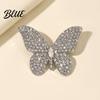 Anti-rust Brooch Pin Butterfly Design for Women Rhinestones Inlaid Women