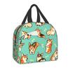 Just A Girl Who Loves Yorkies Thermal Insulated Lunch Bag Yorkshire Terrier Resuable Lunch Container Multifunction Food Box