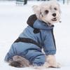 Waterproof Winter Dog Coat with Four Leg Design Fashion Down Jackets For Cold Weather Outdoor Activity Breeds Outerwear