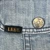 LEE 80s-90s Vintage Tag Made in USA Men’s L Chambray Shirt Soft Denim Jacket(USED)