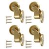 4 Stück Messing Drehräder Möbelrollen Stuhl Schrank 360 Grad Drehung Sofa Tisch Stuhl Schrank Möbelrollen