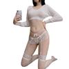 Women's Lace Garter Belt, Sexy Cross Belt, Hollowed-out Sex, Women's Free Underwear, Open Panties, Stockings.