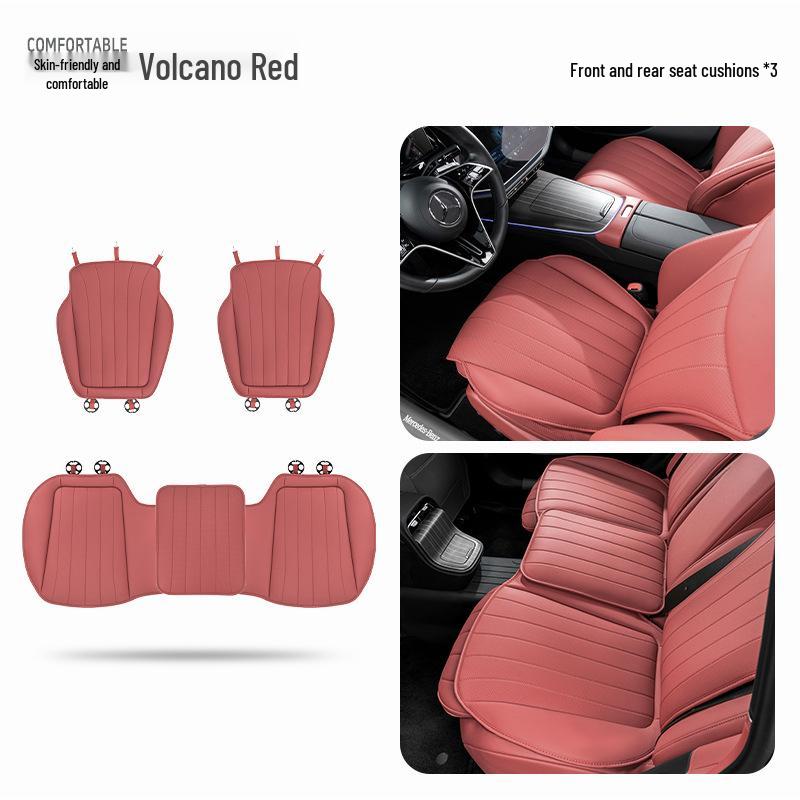Universal Perforated Nappa Leather Seat Cushion for All Seasons (06/07/11/12 Models)