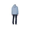 Calvin Klein Letter Embroidered Hooded Long Sleeve Loose Sweatshirt Men sweatshirt Blue 40HM231-CFF