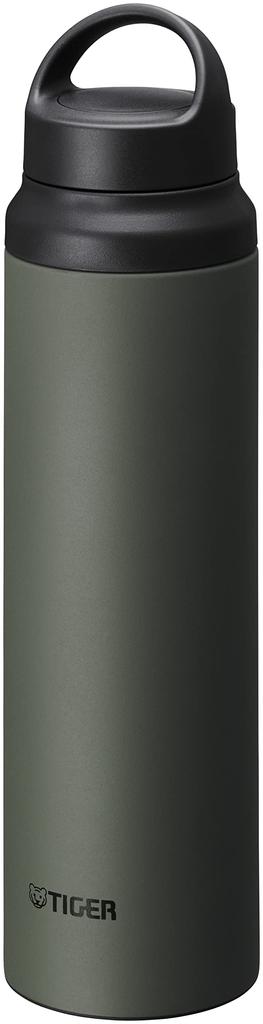 Tiger Thermos (TIGER) Tiger Water Bottle 800ml with Handle Lightweight Stainless Steel Bottle Outdoor Office Moss Forest (Green) MCZ-S080GZ