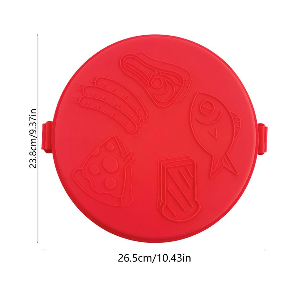 Silicone Microwave Baking Tray High Temperature Resistant Non Stick Coating Oven Dishwasher Safe Cooking Accessories