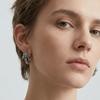 Hot Antique Dragon Hoop Earrings Metal Color Bold Men Earrings Personality Animal Hip Hop Ear Buckles Punk