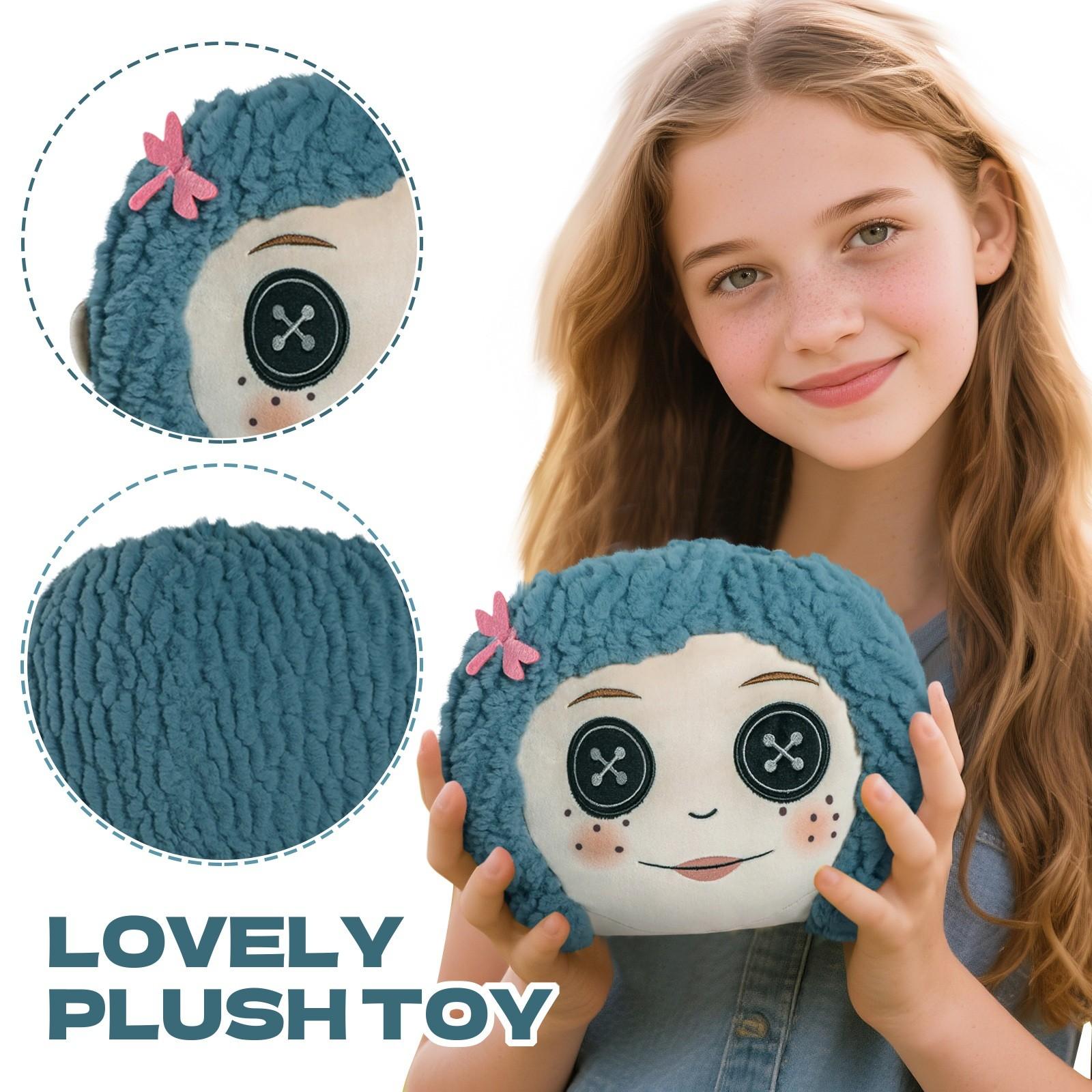 

Милая плюшевая кукла детский подарок плюшевая игрушка подушка One Size синий