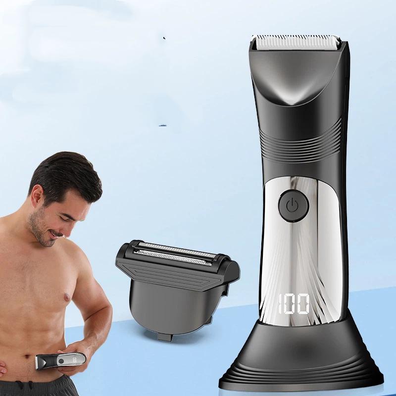 New multi-function 2 in 1 men's body hair trimmer privates armpit multi-function shaving knife private hair clipper hair clipper
