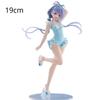 New Hatsune Miku Hatsune Anime Figures Collecting Summer Bikini Sweet Girl Pvc Action Figures Glow Dancer Model Toys