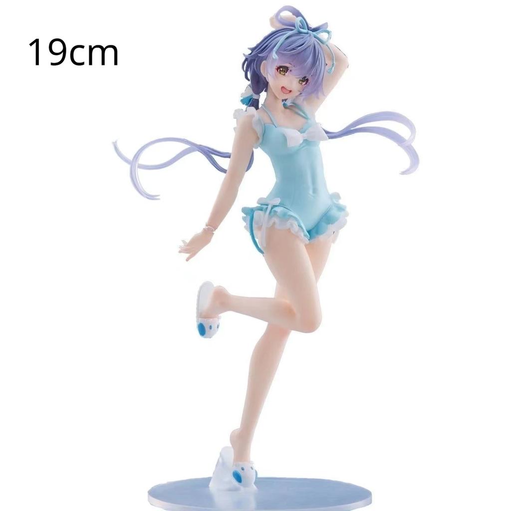 New Hatsune Miku Hatsune Anime Figures Collecting Summer Bikini Sweet Girl Pvc Action Figures Glow Dancer Model Toys