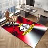 Fußballverein Wappen Löwe Büro Teppich Stuhlmatte, Spielteppich, Geeignet für Eingangsbereich, Schlafzimmer, Wohnzimmer, Schreibtisch, Weihnachtsgeschenk