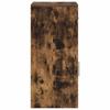 Sideboard with Drawers Smoked Oak 38 x 34 x 75 cm