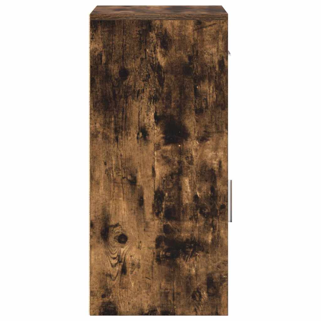 Sideboard with Drawers Smoked Oak 38 x 34 x 75 cm