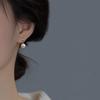 Pearl Earrings for Women with Light Luxury Retro Temperament French High-end Earrings