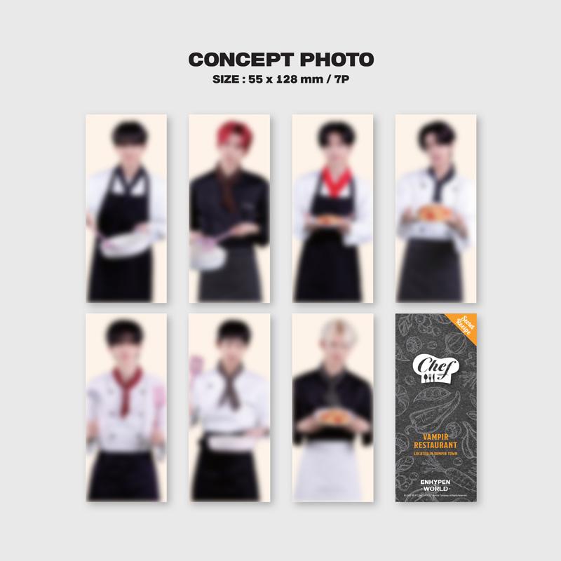 [PRE ORDER] ENHYPEN – ENHYPEN WORLD COUPON CARD COLLECTION (CHEF BASIC Ver.)