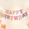 Ins-Style Macaron Happy Birthday Banner for Girls' Party Decor