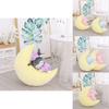 Sanrio Sleeping Moon Plush Toy For Kids Kt Mymelody Cinnamoroll Kuromi Gift