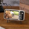 Soporte para Teléfono Altavoz Reproductor de Música Antideslizante Retro TV Decoración del Hogar Móvil para Smartphone de 6.4 a 6.7 Escritorio