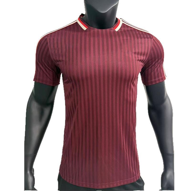 Classic Bayern Munich Inspired Retro Soccer Jersey Short Sleeve Mens Bamboo Fiber Football Shirt Sportswear