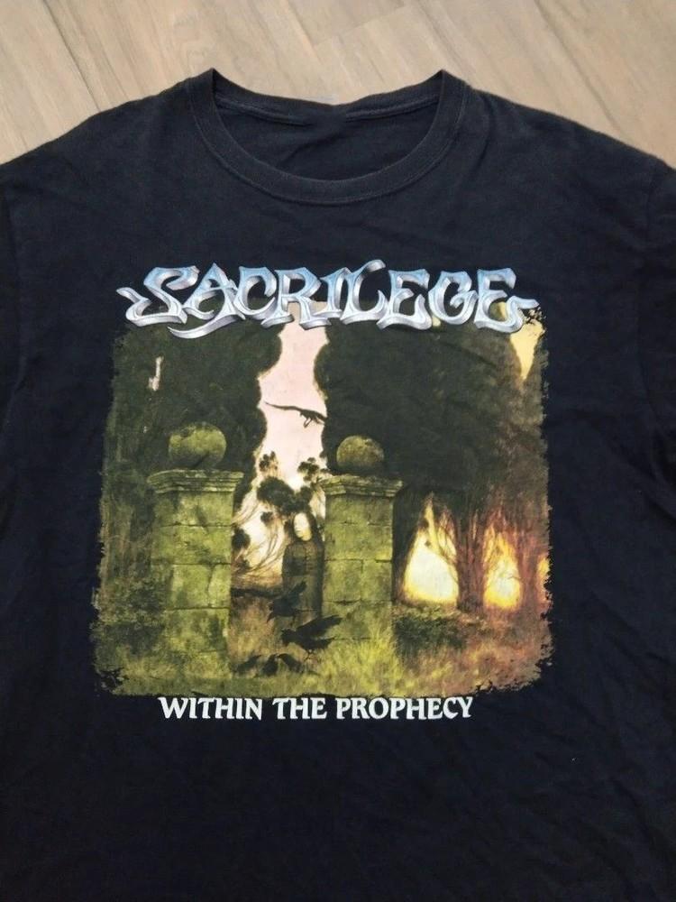 Collection Sacrilege The Prophecy Metal Band T Shirt All Size Unisex T-Shirt L