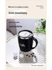 304 Stainless Steel Insulated Coffee Mug with Lid and Anti-Scald Handle - Stylish Office Cup