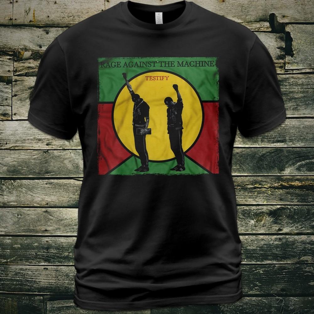 Хлопковая футболка Rage Against the Machine Testify The Battle of Los Angeles Унисекс футболка M