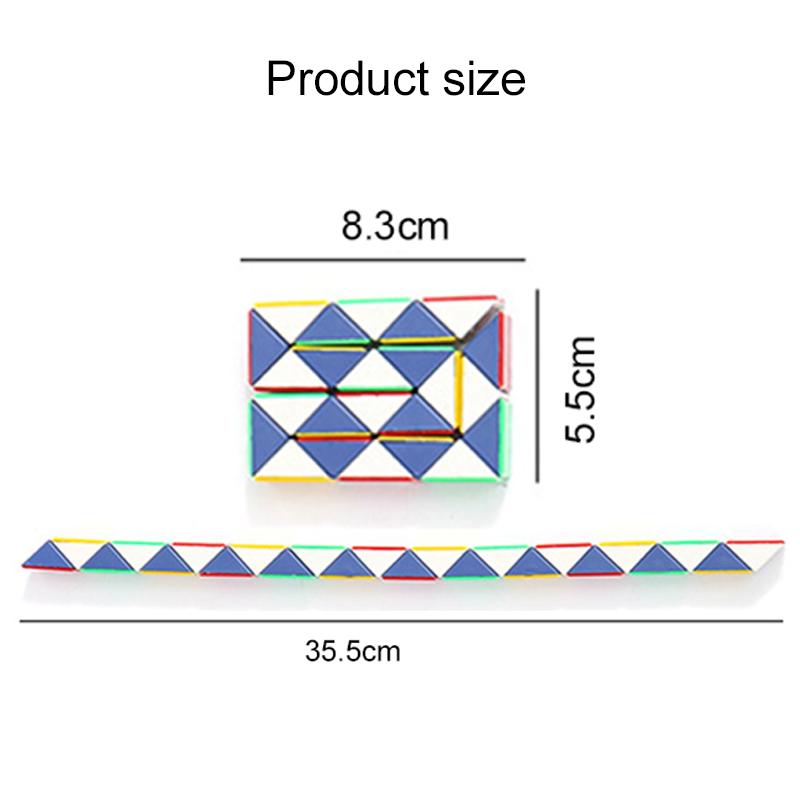 1/3/6pcs Magic Rulers 24 Paragraphs Plastic Party Favors Festival Gathering Gift Great Performance Props for Birthday TMZ