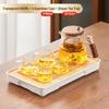 Shangqi Glass Automatic Tea Infuser Set with Tray and Cups